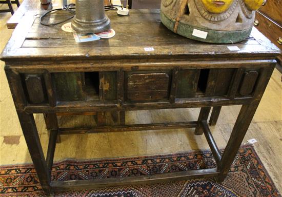 A Chinese elm side table